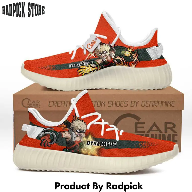Katsuki bakugo yeezy shoes anime sneakers  rp989898